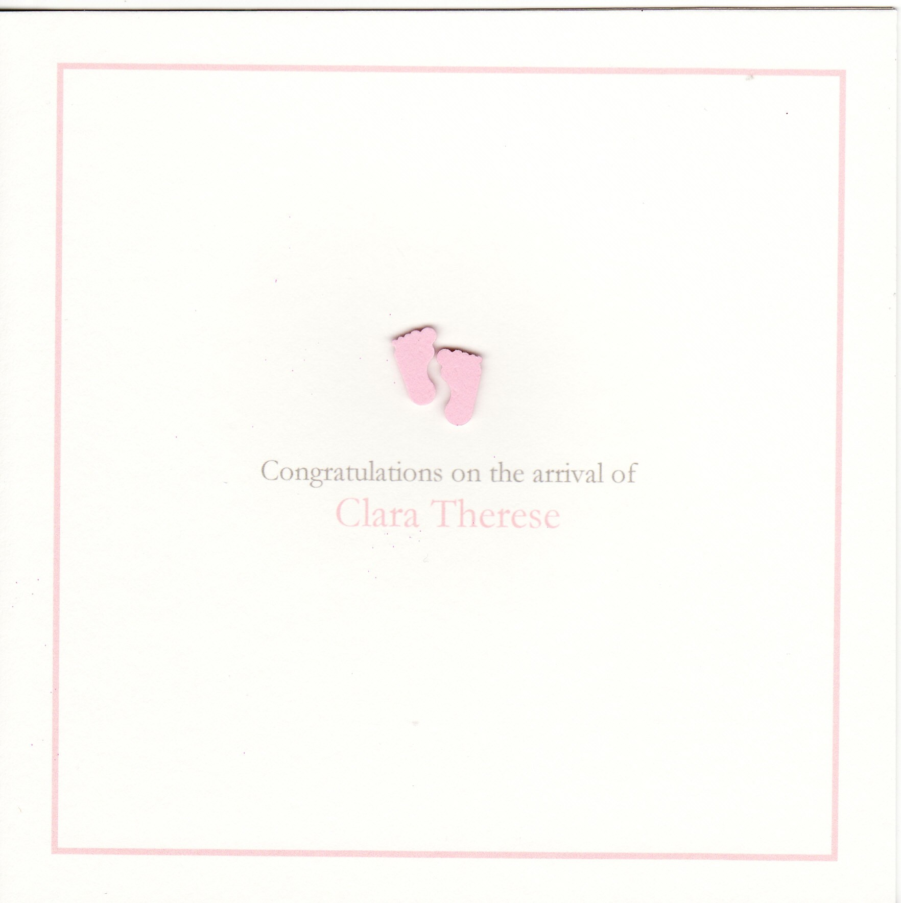 Card - New Baby Girl